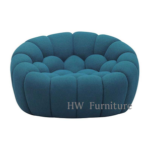 New Style Blue Velvet Lounge Sofa/Sofa Bed For Home & Wedding Furniture Use