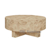 Round Solid Wood Coffee Table/Low Table For Home & Wedding Furniture Use