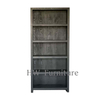 Black Five Layer Solid Wood High Cabinet