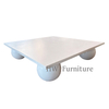 New Style Home Furniture White Low Table Coffee Table 