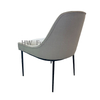 White Seat With Iron Foot Dining Chair For Dining Room Furniture