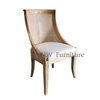 Solid Wood Rattan Backed Dining Chair