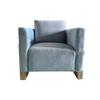 New Style Blue Velvet Lounge Chair For Wedding Furniture