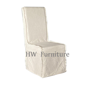 Factory Customized Furniture With Detachable And Washable Linen Cover Dining Chairs