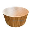 Round Wooden Low Table/Solid Wood Coffee Table