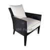 Wooden Black Rattan Back Arm Chairs For Wedding Furniture/Wooden Lounge Chairs