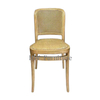 Wooden Stackable Dining Chair With Rattan Cushion For Wooden Wedding Furniture