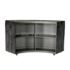 Luxury Velvet Curve Wedding Wood Bar Counter sets for wedding rentals