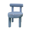 Dining Room Furniture Blue Teddy Velvet Dining Chairs