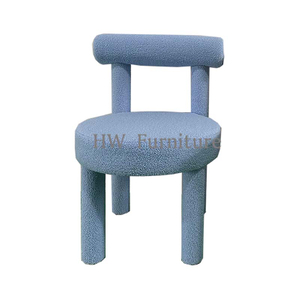 Dining Room Furniture Blue Teddy Velvet Dining Chairs