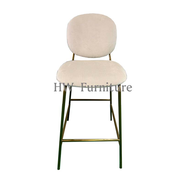 New Style Wedding Furniture Metal Bar Chair 