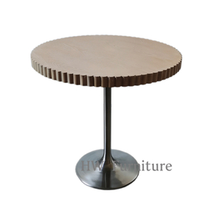 New Style Wedding Furniture Low Table Coffee Table With Stainless Steel Base