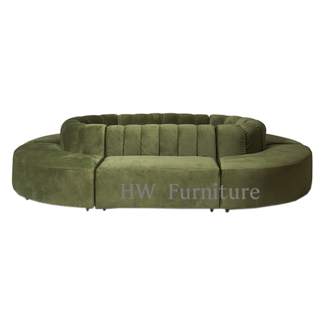 New Style Wedding Furniture Green Velvet Wedding Sofa 