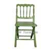 Green Foldable Wooden Dining Chair For Dining & Wedding Events Use