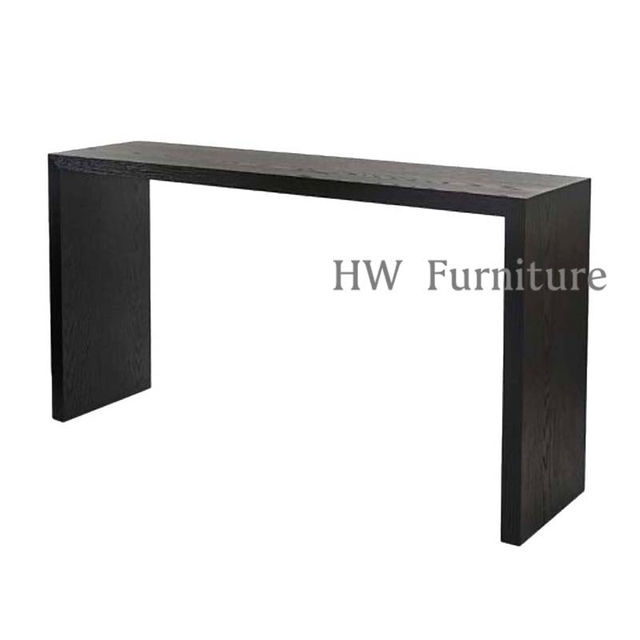 Black Wooden Side Table/Tall Table For Home & Wedding Furniture Use