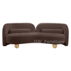 Velvet Sofa Chair/Lounge Sofa With Solid Wood Leg For Home & Wedding Events Use