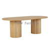 Oval Wooden Dining Table For Home & Wedding Furniture Use