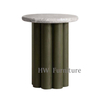 New Style Wooden Coffee Table/Small Tea Table With Marble Surface For Home & Wedding Events Use