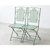 Green Iron Dining Chair For Outdoor & Wedding Furniture Use