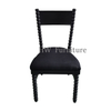 Dining Room Furniture Fabric Stackable Dining Chair with Wood Frame for Home & Hotel Wedding Events Use