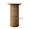 Solid Wood Bar Table/Tall Table With Rattan For Home & Wedding Events Use