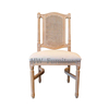 Stackable Dining Chairs With Rattan Back For Dining & Wedding Events Use