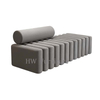 Grey Velvet Sofa Chair/Lounge Sofa For Living & Wedding Events Use