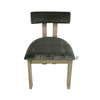 Heywood Dining Chair with Wood Legs and Velvet Seat-Outdoor Dining Room Furniture