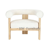 Single-Seater Sofa With Solid Wood Base For Home & Wedding Events Use