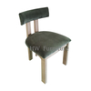Heywood Dining Chair with Wood Legs and Velvet Seat-Outdoor Dining Room Furniture