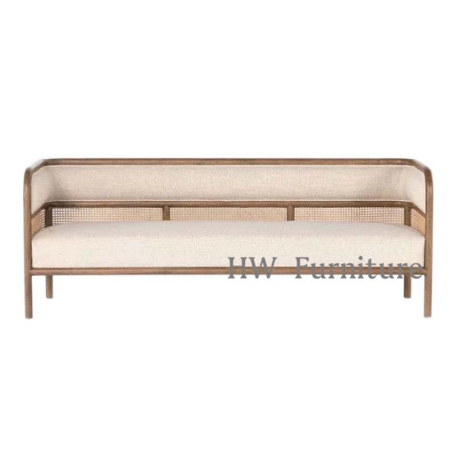 New Style Fabric Lounge Sofa With Wooden Frame For Living Room & Wedding Events Use
