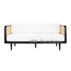 Wooden Sofa Chair/Lounge Sofa With Rattan Frame For Living & Wedding Events Use