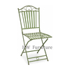 Green Iron Dining Chair For Outdoor & Wedding Furniture Use
