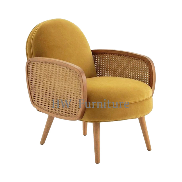 Home Furniture Lounge Chairs With Rattan For Hotel & Wedding Furniture Use