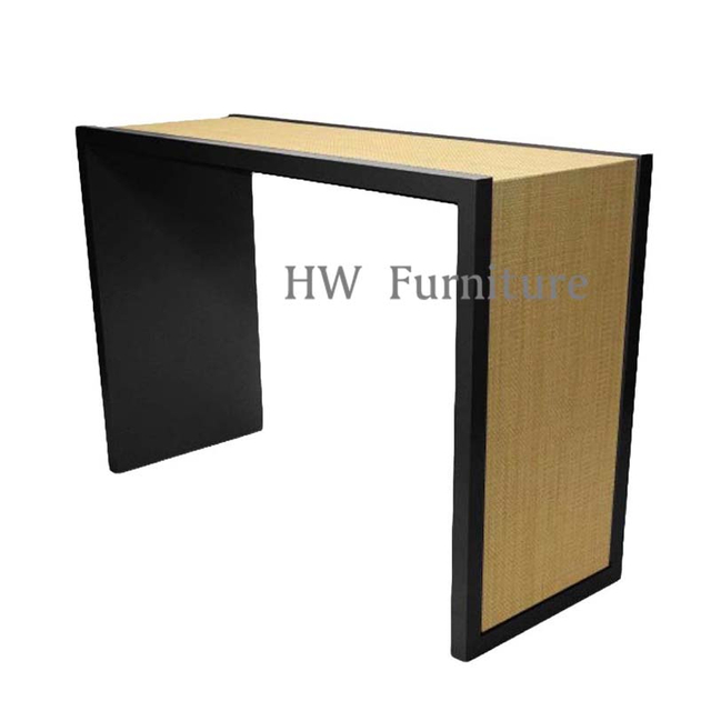 New Style Wooden Side Table With Rattan For Home & Wedding Furniture Use